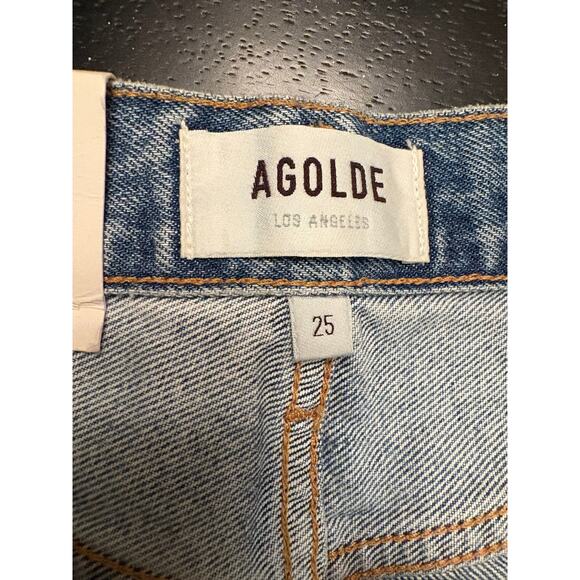 NWT AGOLDE FEN HIGH RISE RELAXED TAPER JEANS SIZE 25 - Picture 3 of 6